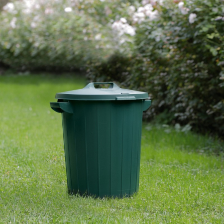 Scule si unelte pentru gradina - Cos pentru gunoi verde Keter Refuse 90 L