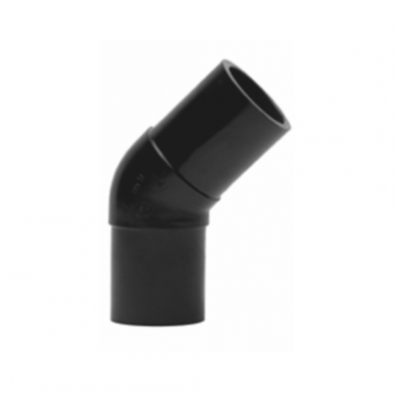 Tevi, fitinguri, robineti si accesorii - COT 45° PE100RC D. 200 SDR 7,4 INJECTAT - VALROM GAMA WaterKIT