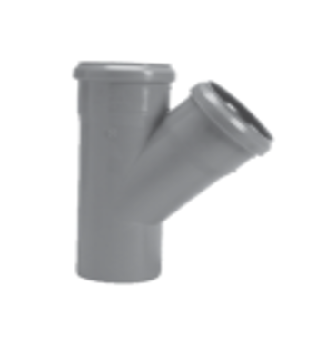 Tevi, fitinguri, robineti si accesorii - Ramificatie PP 45° DN110/32