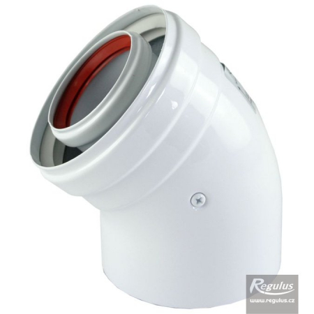 Accesorii cazane - Cot 45 gr, 60/100, Fe/Al, Regulus