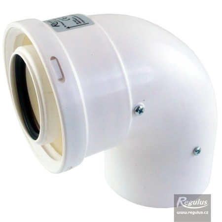 Accesorii cazane - Cot 90 gr, 60/100, PP/PP, Regulus