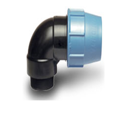 Fitinguri PehD compresiune - Cot 90° PEhD compresiune, 32 x 1/2 FE