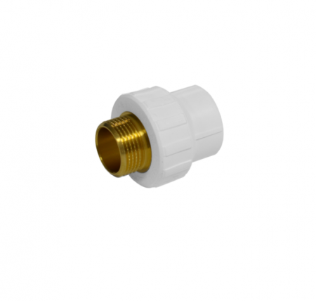 Fitinguri PPR alb - Racord PPR alb 20x1/2 filet exterior PN25 Kalde