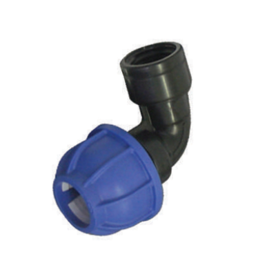 Tevi, fitinguri, robineti si accesorii - COT COMPRESIUNE 90° D. 32 x 3/4 FI - VALROM GAMA WaterKIT
