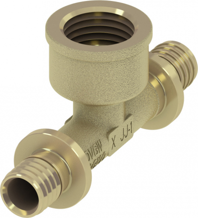 Tevi, fitinguri, robineti si accesorii - Teu TECEflex din alama standard Ø 16 x 1/2" FI x 16
