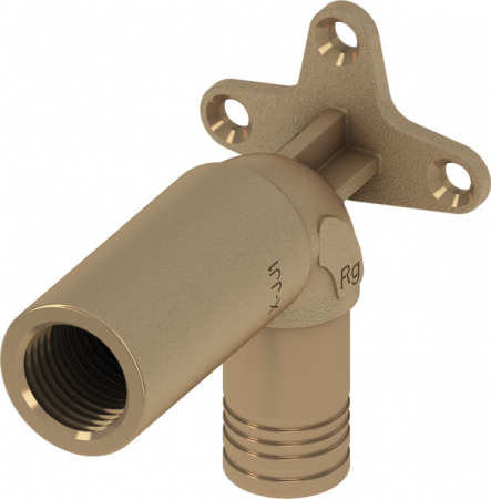 Fitinguri din bronz/PPSU - Cot cu talpa lung TECElogo-Push din PPSU/bronz, 20 mm x Rp 1/2" FI