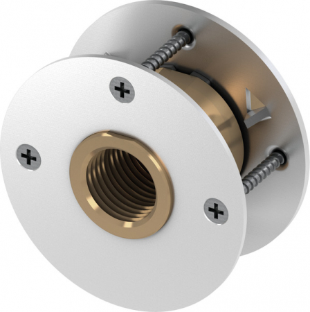 Fitinguri din bronz/PPSU - Cot cu talpa TECElogo-Push din PPSU/bronz cu element trav perete Ø 16x 1/2"FI