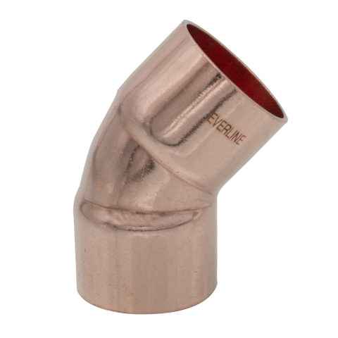 Robineti, distribuitoare si accesorii radiatoare - Cot cupru Ermetiq 15/45° FF