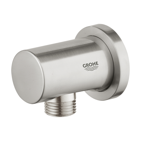 Cot de iesire dus Grohe Rainshower, universal, protectie impotriva refluxului, crom mat [2]