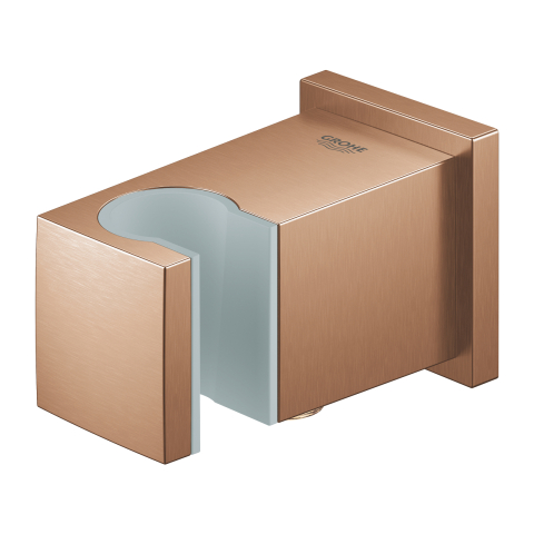 Cot de iesire Grohe Euphoria Cube dus, universal, filet tata, suport, cupru mat [1]