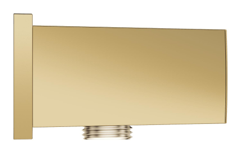 Cot de iesire Grohe Euphoria Cube dus, universal, filet tata, suport, auriu lucios [4]