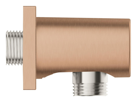 Cot de iesire Grohe Rainshower, 1/2", protectie anti-reflux, cupru mat [3]