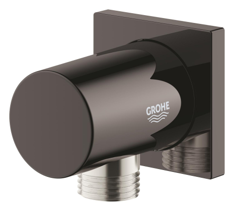 Cot de iesire Grohe Rainshower, 1/2", protectie anti-reflux, antracit lucios [4]