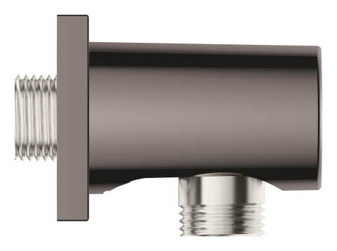 Cot de iesire Grohe Rainshower, 1/2", protectie anti-reflux, antracit lucios [3]