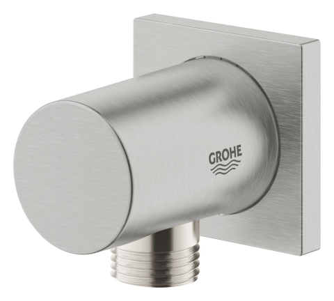Cot de iesire Grohe Rainshower, 1/2", protectie anti-reflux, crom mat [4]