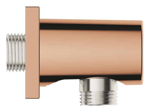 Cot de iesire Grohe Rainshower, 1/2", protectie anti-reflux, cupru lucios [3]