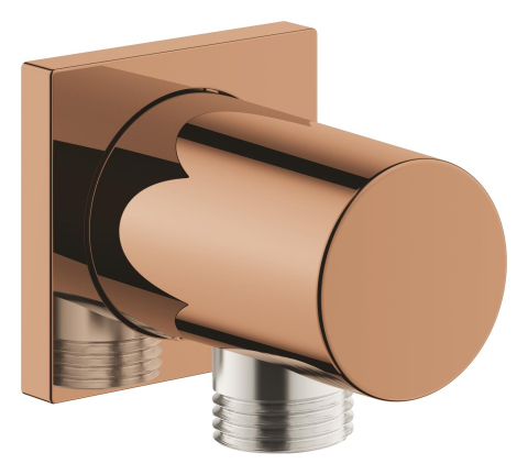 Cot de iesire Grohe Rainshower, 1/2", protectie anti-reflux, cupru lucios [2]