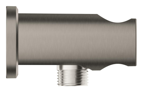 Cot de iesire Grohe Rainshower dus cu suport, montare pe perete, universal, filet tata, suport, antracit mat [3]