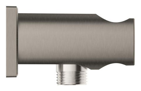 Cot de iesire Grohe Rainshower dus cu suport, montare pe perete, universal, filet tata, suport, antracit mat [3]