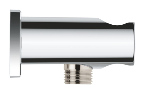 Cot de iesire Grohe Rainshower dus cu suport, montare pe perete, universal, filet tata, suport, crom [3]
