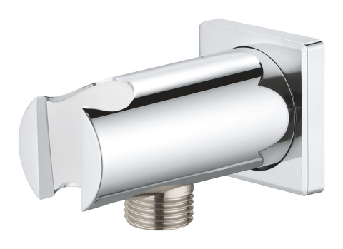 Cot de iesire Grohe Rainshower dus cu suport, montare pe perete, universal, filet tata, suport, crom [4]
