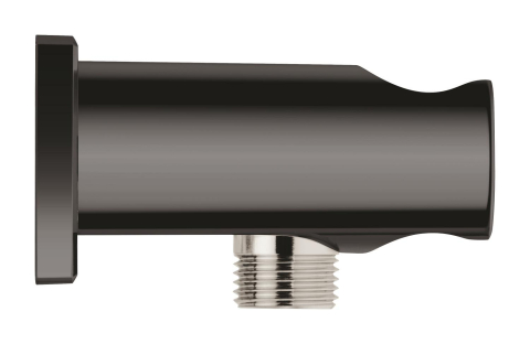 Cot de iesire Grohe Rainshower dus cu suport, montare pe perete, universal, filet tata, suport, antracit [3]