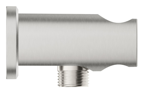 Cot de iesire Grohe Rainshower dus cu suport, montare pe perete, universal, filet tata, suport, crom mat [3]