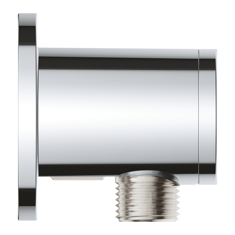 Cot de iesire Grohe Tempesta dus, 1/2"'', protectie anti-reflux, crom [1]