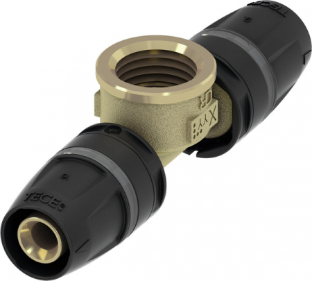 Tevi, fitinguri, robineti si accesorii - Teu TECElogo-Push din PPSU/alama standard Ø 20 x 1/2"FI x 20