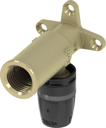 Fitinguri din alama/PPSU - Cot cu talpa lung TECElogo-Push din PPSU/alama standard Ø 16x 1/2"FI