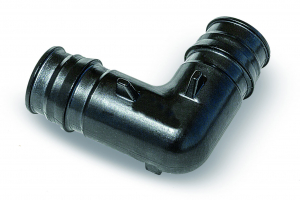 Fitinguri cu manson alunecator - Cot egal trecere largita, PPSU, Ø 25 mm, Rayper