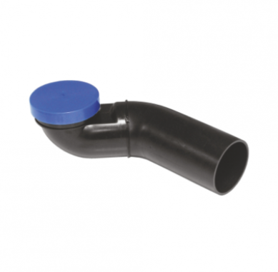 Tevi, fitinguri, robineti si accesorii - COT PEHD D.110 PENTRU WC SUSPENDAT ORIZONTALASTG.D. 90 GARNITURA SI DOP - VALROM GAMA SafeKIT