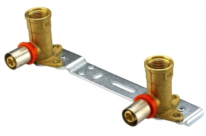 Fitinguri sertizare - Suport baterie presare, sertizare cu talpa IVAR 16/2 x 1/2 filet interior