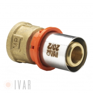 Fitinguri sertizare - Racord presare, sertizare IVAR 16 x 1/2 de 2mm filet interior