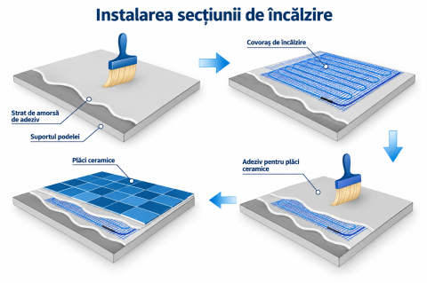 Covoras electric incalzire in pardoseala Grand Meyer THM200-050 1.000 W 5 mp [3]