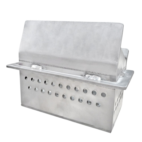 Creuzet din inox pentru termoseminee cu peleti KOPH FIAMA PM 25/30 kW, grosime 4 mm