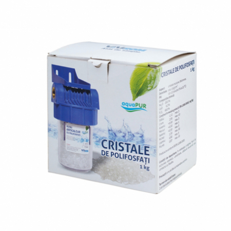 Echipamente pentru tratarea si pomparea apei - CRISTALE POLIFOSFATI 1KG - VALROM GAMA aquaPUR