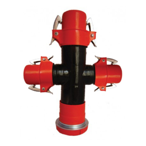 Fitinguri pentru irigatii - Cruce redusa Valrom VALAgrio PE80 D. 110 x 90