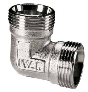 Tevi, fitinguri, robineti si accesorii - Cot nichel 1/2 FE x EK, IVAR