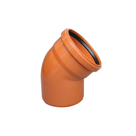 Instalatii de apa si canalizare - Curba canal Valrom VALPlast PVC 15grd D. 125