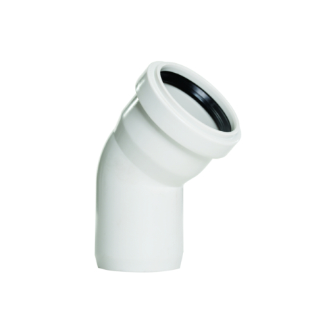 Instalatii de apa si canalizare - Curba fono PVC Valrom 4SILENCE HERTZ 45grd D. 160