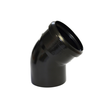 Canalizare interioara - Curba fono PVC Valrom 4SILENCE HERTZ 45grd D. 110