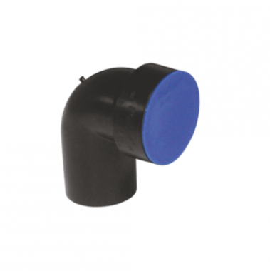 Tevi, fitinguri, robineti si accesorii - CURBA TEHNICA PEHD D. 40 CU DOP D1. 46 - VALROM GAMA SafeKIT