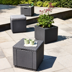 Cutie depozitare patrata graphite Keter Ice Cube [1]