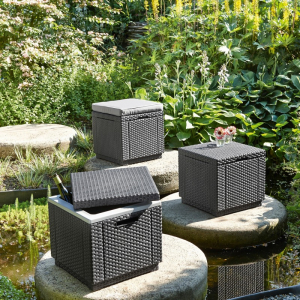 Cutie depozitare patrata graphite Keter Ice Cube [3]