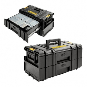 Scule si dispozitive de lucru - Organizator Tough System cu 2 sertare DS250 DeWalt - DWST1-70728