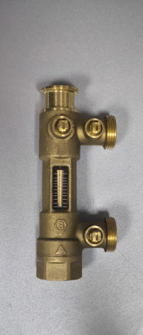 Accesorii panouri solare - Debitmetru solar, 1 x 3/4, cu 3 robineti, 0.5 - 15 litri / minut, Barberi