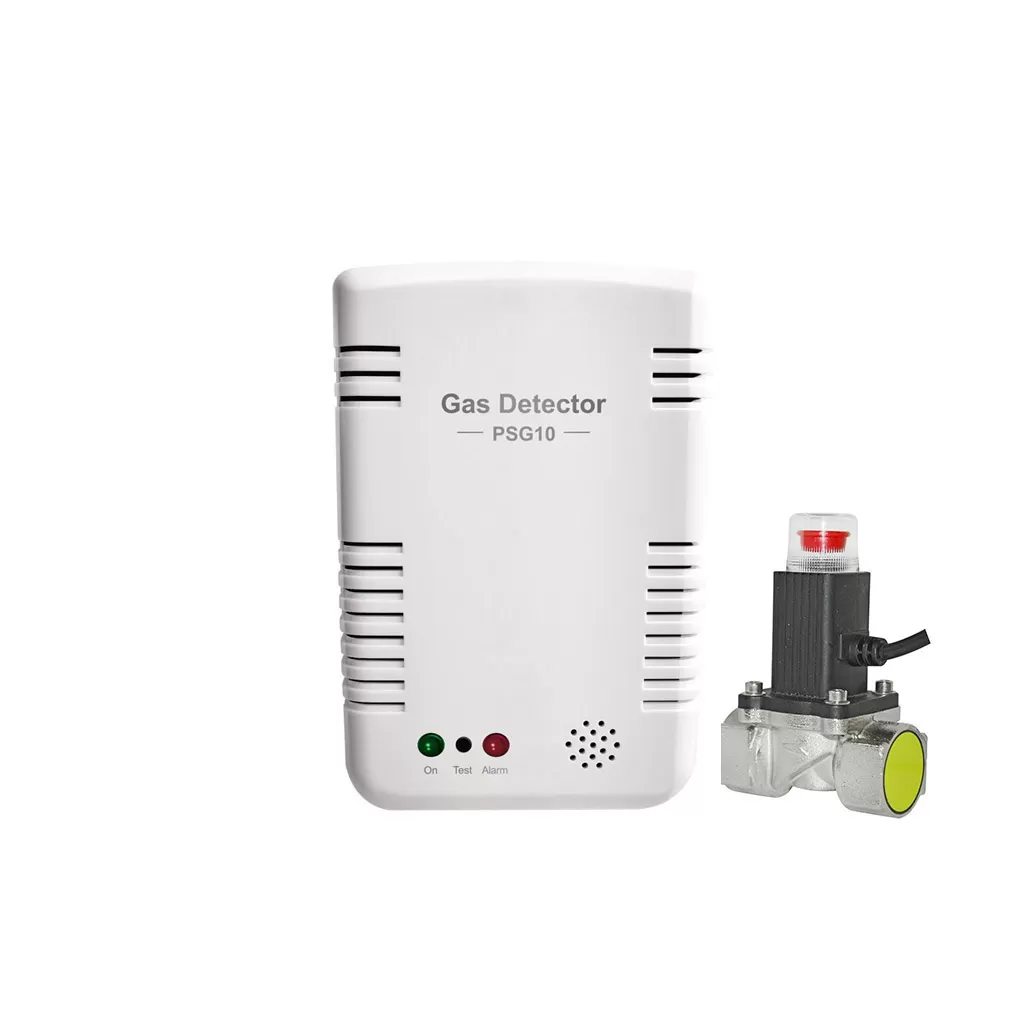 Detectoare de gaz si fum - Pachet Siguranta – Detector inteligent de gaz POER Smart si Electrovalva actionabila la 9Vcc POER Smart