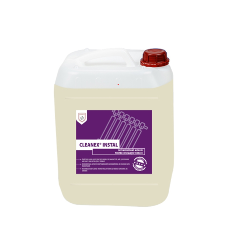 Solutii calorifere - Dezincrustant alcalin pentru curatari grele instalatii termice 10 kg Cleanex Instal, Chemstal