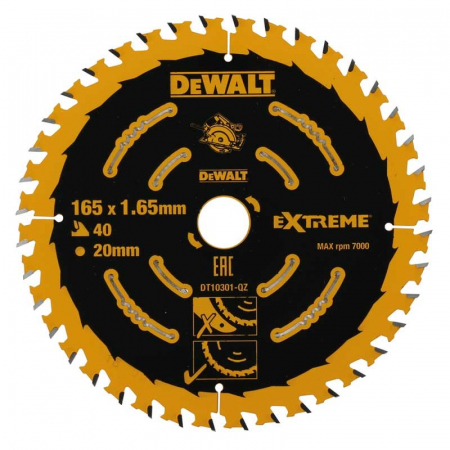 Disc DeWALT DT10301 Extreme 165mmx20mmx1.65mm 40 dinti [1]